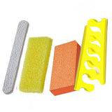 (1pc) DND Disposable Pedicure Kit - 4 pc. (Orange)