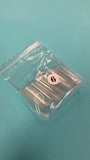 Refill XXL Square No  C  Clear Acrylic Nail Tip  - 1 bag 50 pcs
