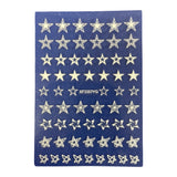 White Star Nail Sticker -XF3357YG
