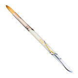 Crimped Marble Brush # 10  - 100% Kolinsky