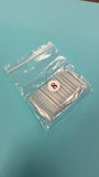 Refill XL Square No  C  Clear Acrylic Nail Tip  - 1 bag 50 pcs