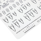 Silicone Nail Practice  Mat