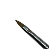3D Kolinsky Nail Brush #4 - Wood Handle