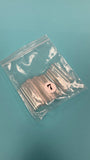 Refill XXL Square No  C  Clear Acrylic Nail Tip  - 1 bag 50 pcs
