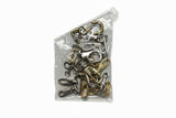Bulk Lot of Assorted Metal Swivel Snap Hooks and Clasps