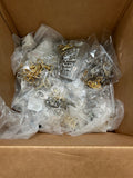 Bulk Lot of Assorted Metal Swivel Snap Hooks and Clasps