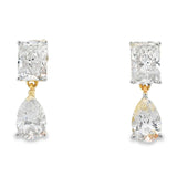2.50ct Lab Grown Diamond Earrings 14KT Yellow Gold