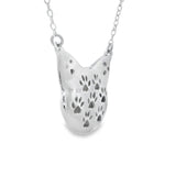 Natural .05ct Diamond Animal Pendant Sterling Silver