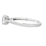 Genuine .50ct Lab Grown Diamond  10KT White Gold