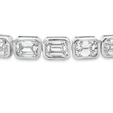 Lab Grown Diamond Tennis Bracelet 14KT White Gold
