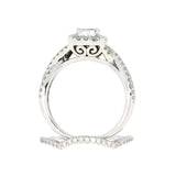 1.00ct Diamond Engagement Ring Set 10KT White Gold