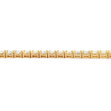 5.50ct Diamond Tennis Bracelet 18KT Yellow Gold