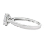 Genuine .50ct Lab Grown Diamond  10KT White Gold
