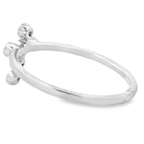 .12ct Ruby Cross Ring 14KT White Gold