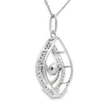 Cubic Zirconia Fashion Pendants Sterling Silver