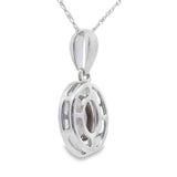 .42ct Quartz Diamond Fashion Pendants 10KT White Gold