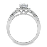 1.53ct Lab Grown Diamond Eng Only 10KT White Gold