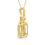 .06ct Opal Diamond Fashion Pendants 10KT Yellow Gold
