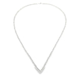 7.00ct Diamond Tennis Necklace 14KT White Gold