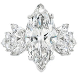 7.08ct Lab Grown Diamond Eng Only 14KT White Gold