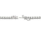 15.14ct Moissanite Tennis Necklace Sterling Silver