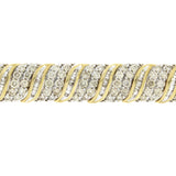 10.00ct Diamond Tennis Bracelet 10KT Yellow Gold