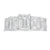4.00ct Lab Grown Diamond Eng Only 14KT White Gold
