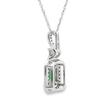 .57ct Emerald Diamond Fashion Pendants 10KT White Gold