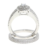 Cubic Zirconia CZ SS Bridal Sterling Silver