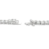 39.98ct Moissanite Tennis Necklace Sterling Silver
