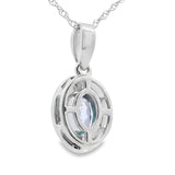Mystic Fire Topaz Fashion Pendants 10KT White Gold