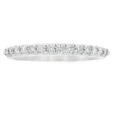 Genuine .25ct Diamond Wedding Band Ring 14KT White Gold