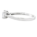 Natural .50ct Lab Grown Diamond  10KT White Gold