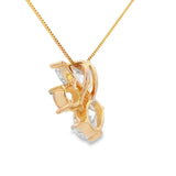 Lab Grown Diamond Fashion Pendants 14KT Yellow Gold