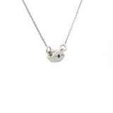 .14ct Ruby Diamond Fashion Pendants 14KT White Gold