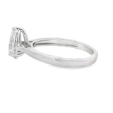 Genuine .75ct Lab Grown Diamond  10KT White Gold
