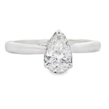Natural .50ct Lab Grown Diamond  10KT White Gold