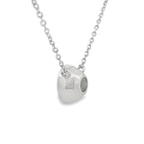 1.00ct Lab Grown Diamond Pendant Sterling Silver