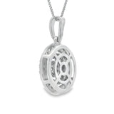 Lab Grown Diamond Fashion Pendants 14KT White Gold