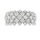 Lab Grown Diamond Fashion band rings 14KT White Gold