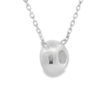 Natural .25ct Lab Grown Diamond Pendant Sterling Silver
