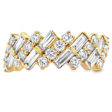 Lab Grown Diamond Fashion band rings 14KT Yellow Gold