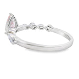 1.00ct Lab Grown Diamond Eng Only 14KT White Gold