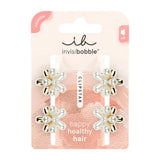 Invisibobble Clipstar S Pearly Flower Hair Clips 4-Pack
