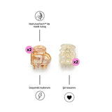 Invisibobble Clipstar XS Petit Rainbow Mini Hair Clips 4-Pack