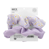 Eklips Daisy Hair Elastic Set Lilac Floral Design 2 Count