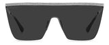 Jimmy Choo Leah/S Grey Shield Women's Sunglasses 99mm