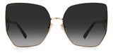 Jimmy Choo River/S 61 Grey Gradient Women's Sunglasses