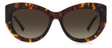 Jimmy Choo Xena/S 54 Havana Brown Women's Sunglasses