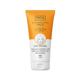 INCIA Natural Sunscreen for Face SPF 50+ - Organic Face Sunscreen for Sensitive Skin, Chemical-Free Sun Protection